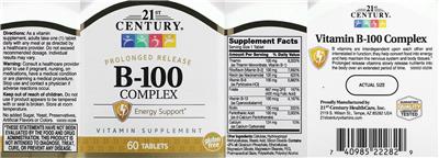 B-100 Complex label