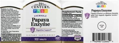 Papaya Enzyme label