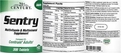 Sentry Adults label