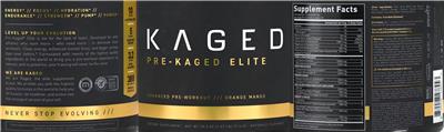 Pre-Kaged Elite Orange Mango label