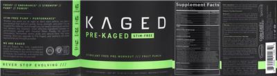 Pre-Kaged Stim-Free Fruit Punch label