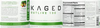 Outlive 100 Apple Cinnamon label