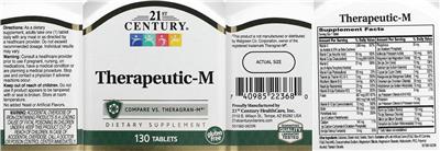 Therapeutic-M label