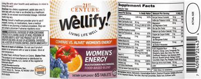 Women's Energy label