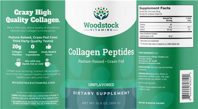 Collagen Peptides Unflavored label