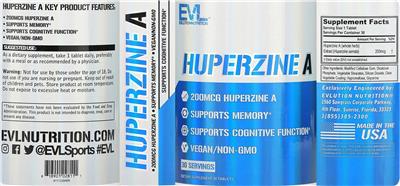 Huperzine A 200 mcg label
