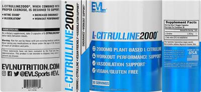 L-Citrulline2000 label