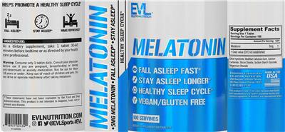 Melatonin label