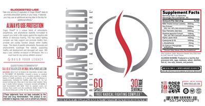Organ Shield label