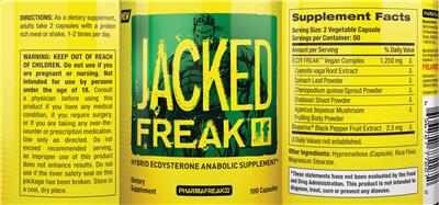 Jacked Freak JF label