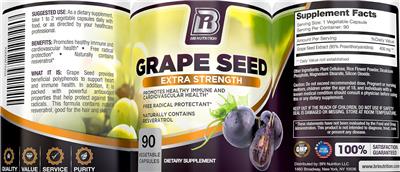 Grape Seed Extra Strength label
