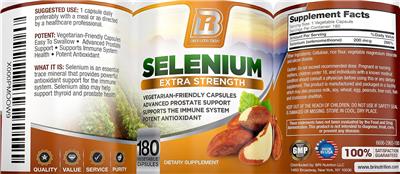 Selenium Extra Strength label
