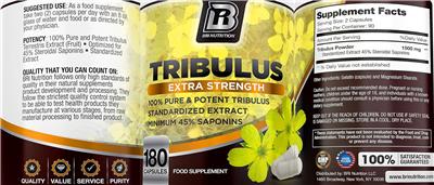 Tribulus Extra Strength label