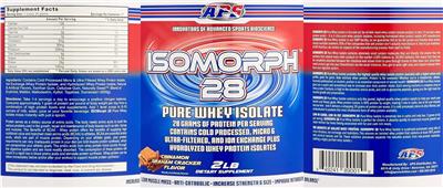 Isomorph 28 Cinnamon Graham Cracker Flavor label