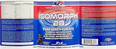 Isomorph 28 Cookies & Cream label