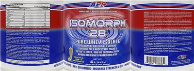 Isomorph 28 Delicious Vanilla Milkshake label