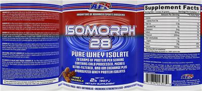 Isomorph 28 Honey Granola label