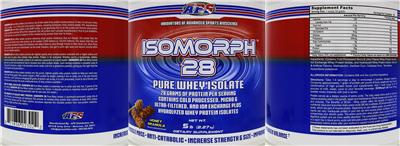 Isomorph 28 Honey Granola label