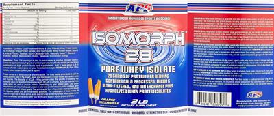 Isomorph 28 Orange Creamsicle label