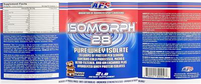 Isomorph 28 Smores Flavor label