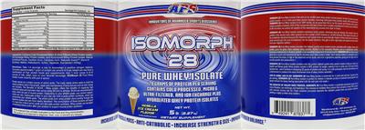 Isomorph 28 Vanilla Ice Cream Flavor label