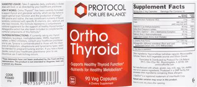 Ortho Thyroid label