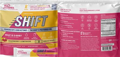 Shift Raspberry Lemonade Flavored label