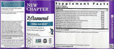 Zyflamend label