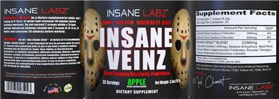 Insane Veinz Apple label