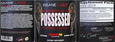 Possessed Strawberry-Pina label