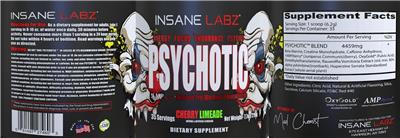 Psychotic Cherry Limeade label