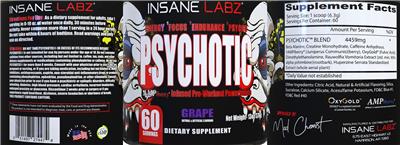 Psychotic Grape label