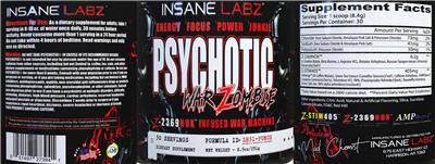 Psychotic War Zombie ZR31-Punch label