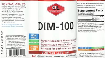 DIM-100 label