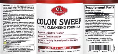 Colon Sweep label