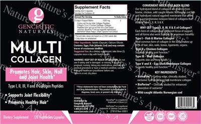 Multi Collagen label