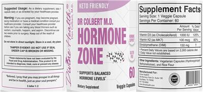 Hormone Zone label