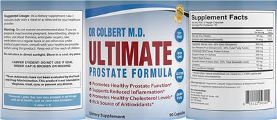 Ultimate Prostate Formula label