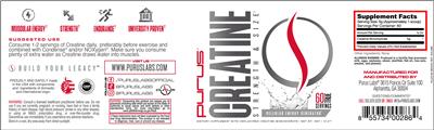 Creatine label