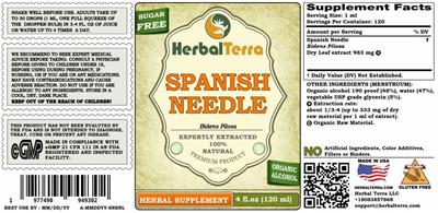 Spanish Needle label