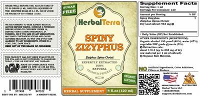 Spiny Zizyphus label