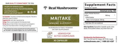 Maitake label