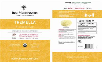 Tremella Powder label