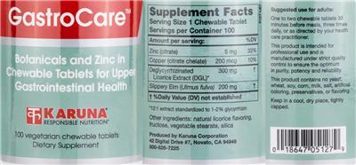 GastroCare label