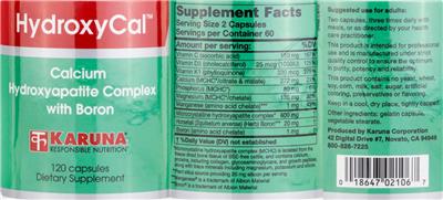 HydroxyCal label