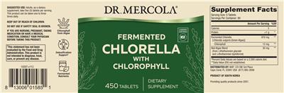 Fermented Chlorella with Chlorophyll label