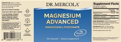 Magnesium Advanced label