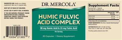 Humic Fulvic Acid Complex label