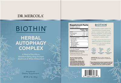 Biothin Herbal Autophagy Complex label