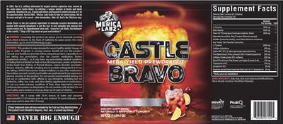 Castle Bravo Cereza Limon label